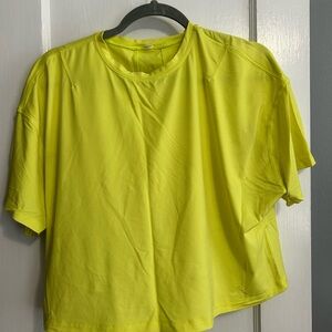Lululemon Abrasion-Resistant Training T-Shirt in Lemon